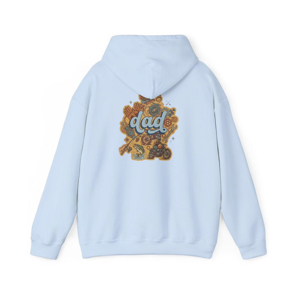Dad Gear Hoodie — Vintage "dad" Graphic Pullover