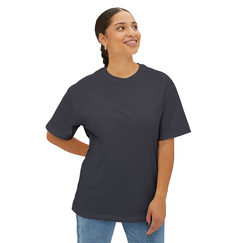 Fishing Polaroid Oversized Tee — Vintage Trout Back Print