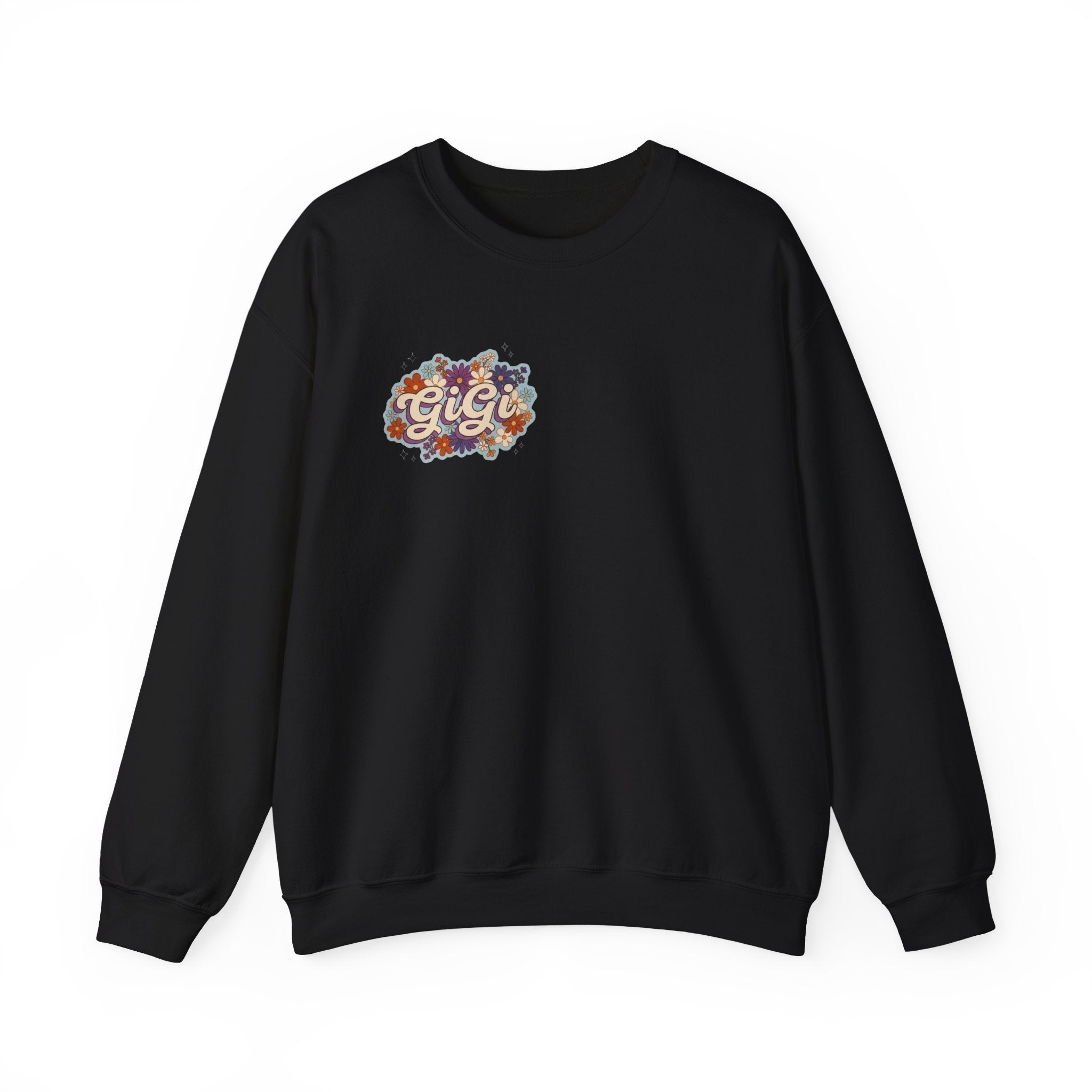 Gigi Floral Crewneck Sweatshirt — Vintage Flower Graphic Sweatshirt