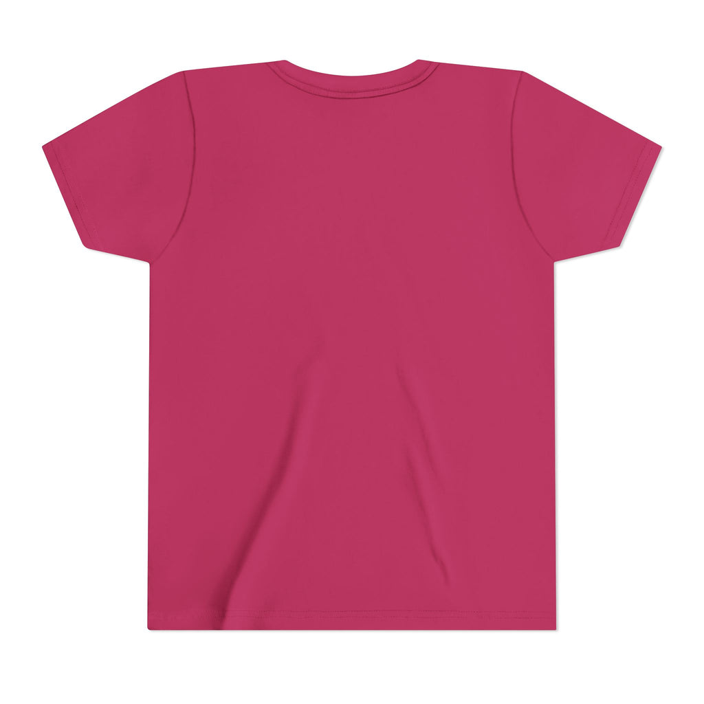 Youth Tee — "Just A Girl Who Loves Jesus" Christian Kids T‑Shirt (Baptism/Church Gift)