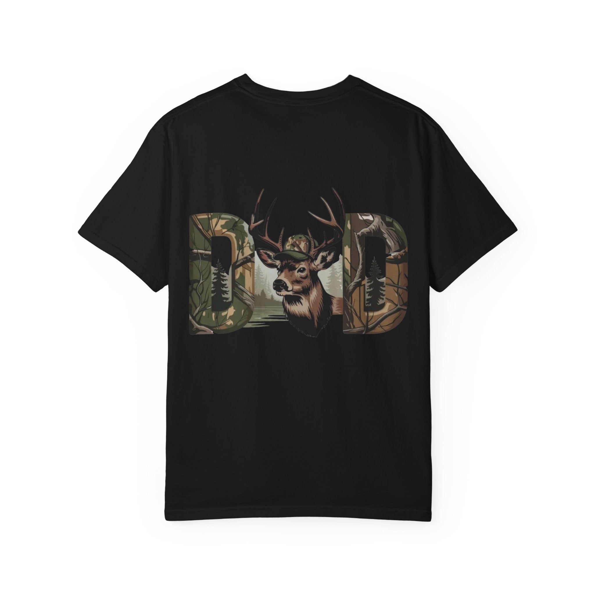 Dad Deer Graphic T-Shirt — Hunting Nature Logo Tee