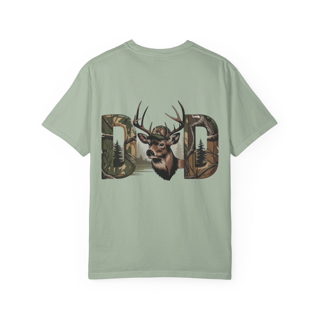 Dad Deer Graphic T-Shirt — Hunting Nature Logo Tee