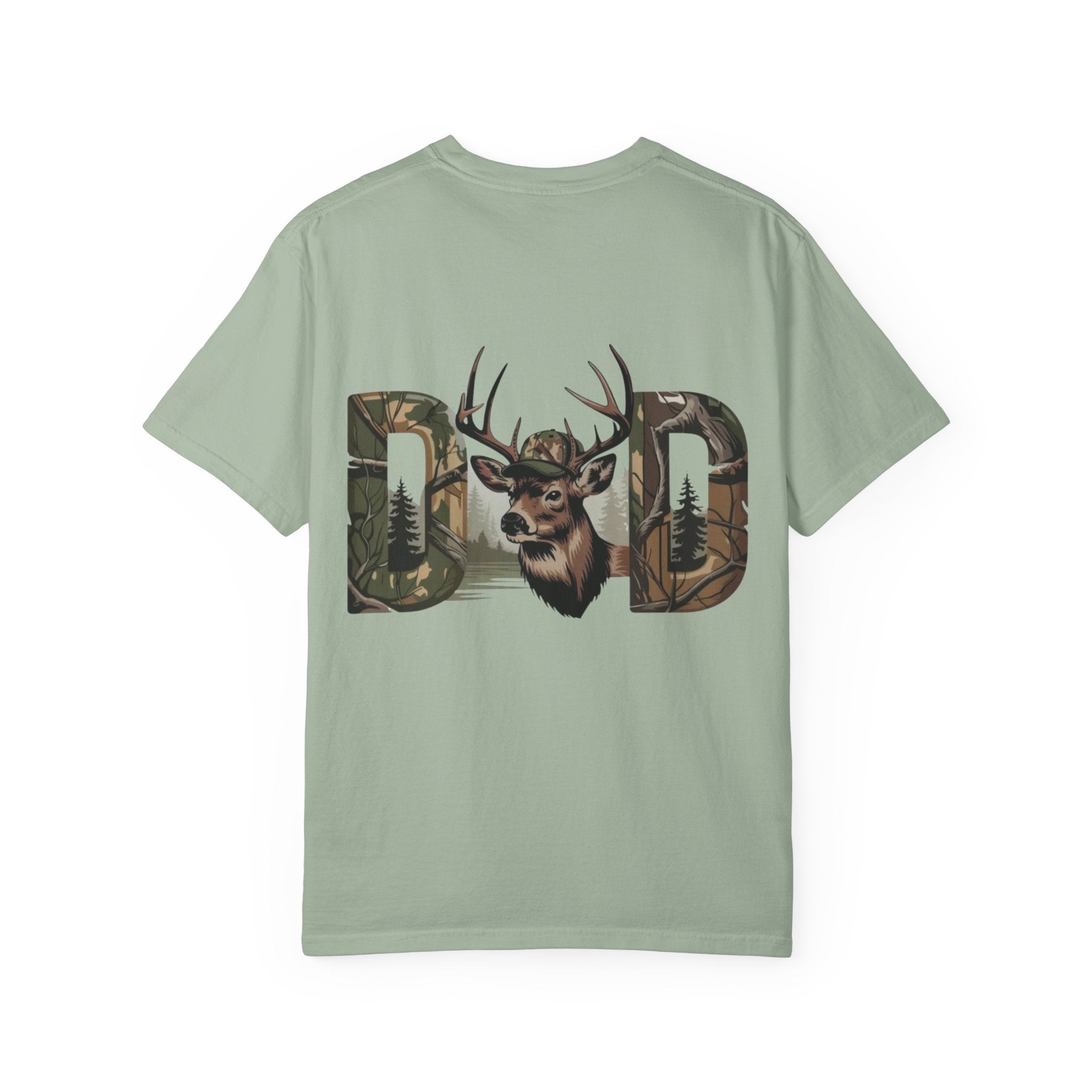 Dad Deer Graphic T-Shirt — Hunting Nature Logo Tee