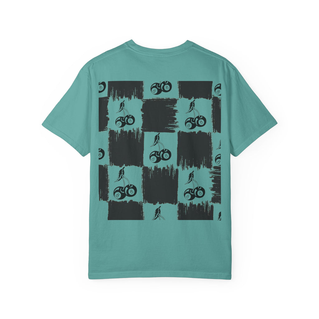Cherry Checkerboard Graphic T-Shirt