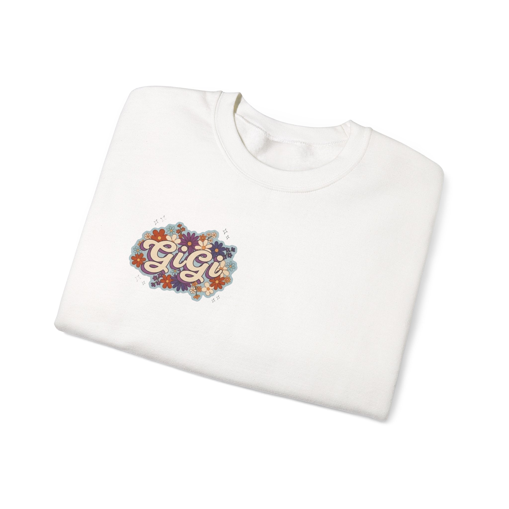 Gigi Floral Crewneck Sweatshirt — Vintage Flower Graphic Sweatshirt