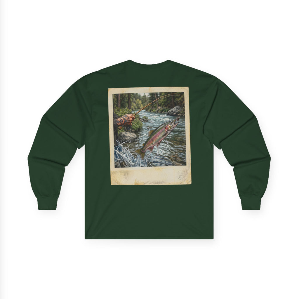 Fishing Polaroid Long Sleeve Tee