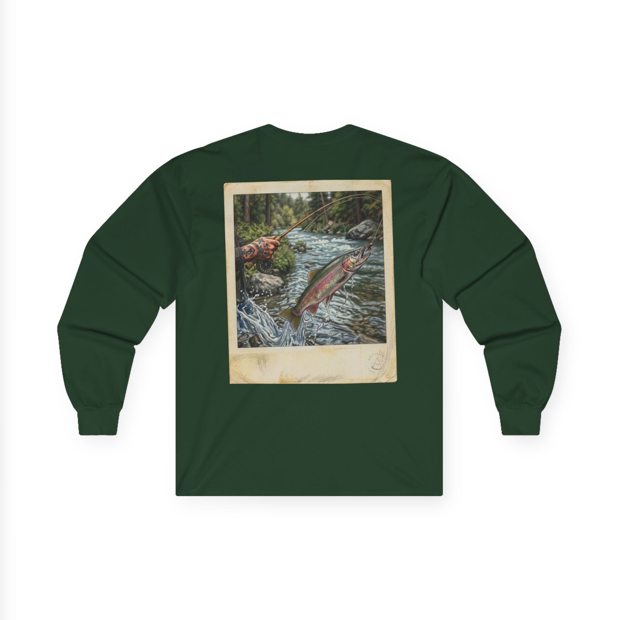 Fishing Polaroid Long Sleeve Tee