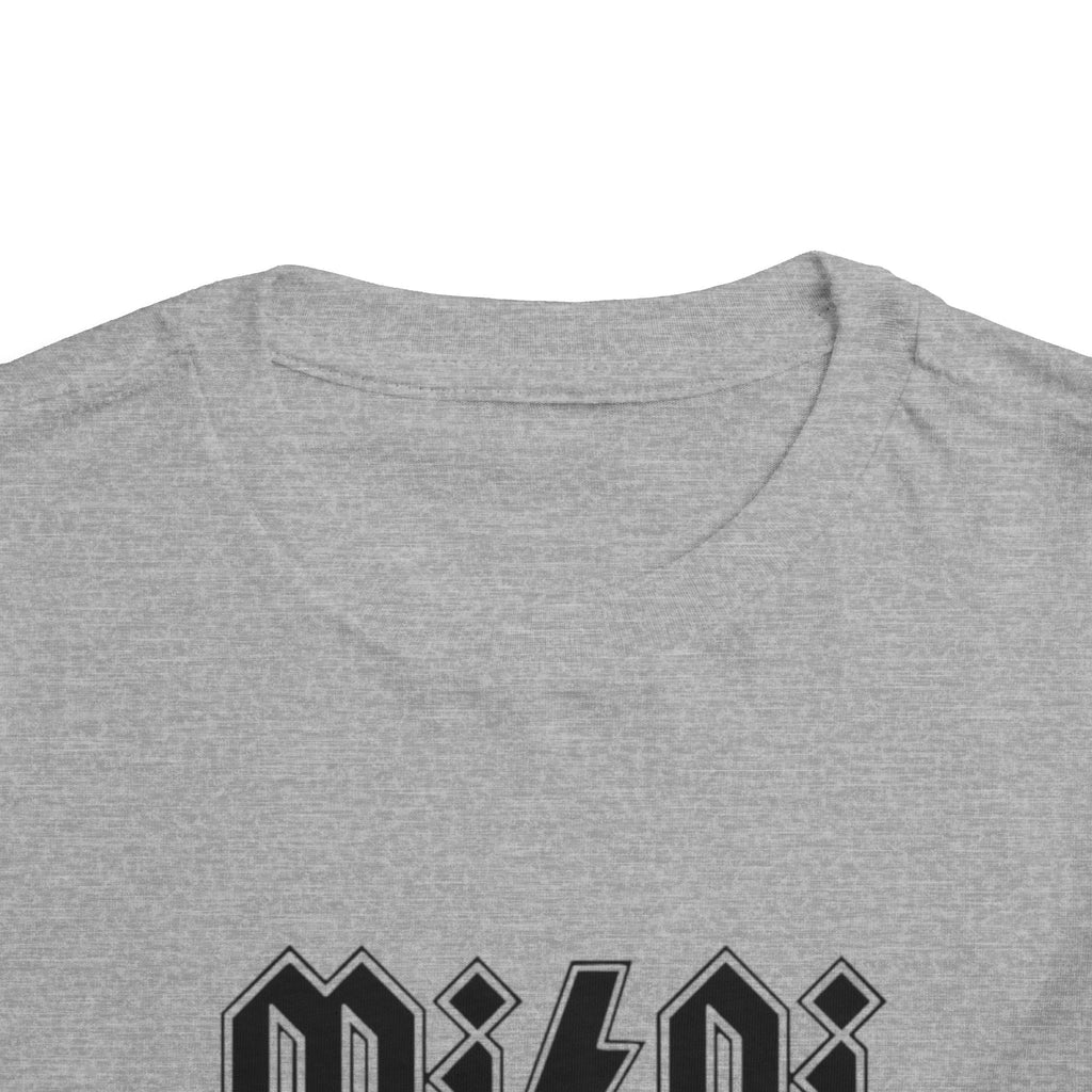 Mini Lightning Toddler Tee — Gothic Rock-Inspired 'Mini' Graphic Shirt