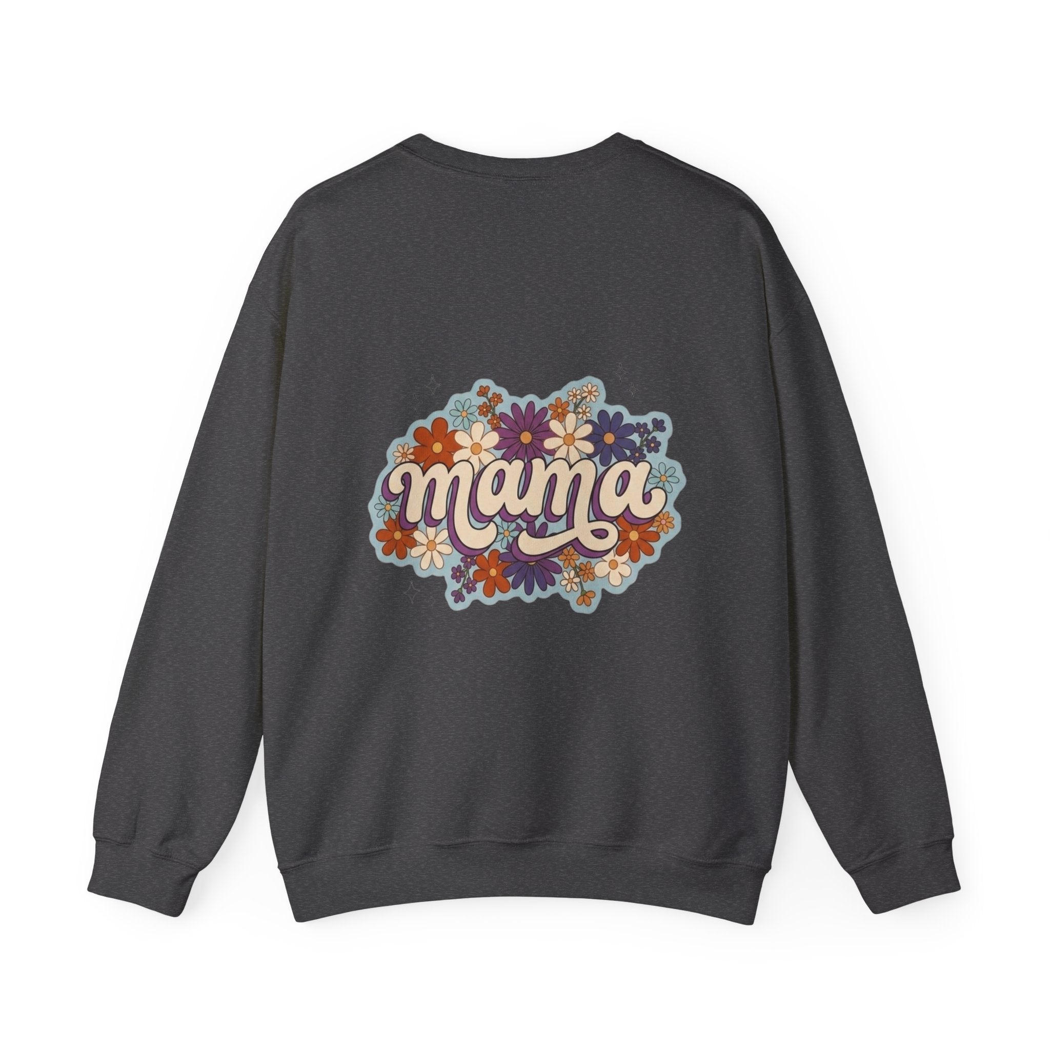 Mama Floral Crewneck Sweatshirt — Retro Floral "Mama" Pullover