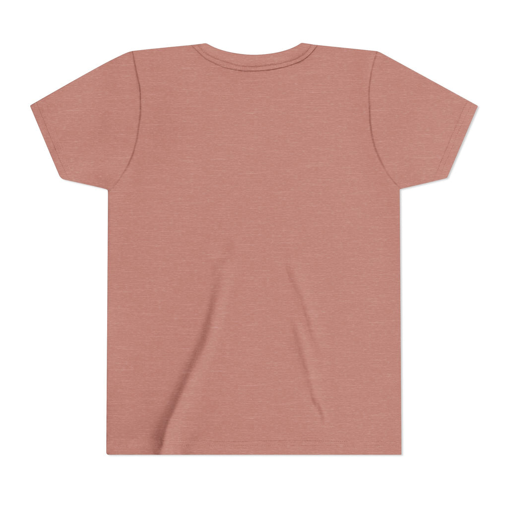 Youth Tee — "Just A Girl Who Loves Jesus" Christian Kids T‑Shirt (Baptism/Church Gift)