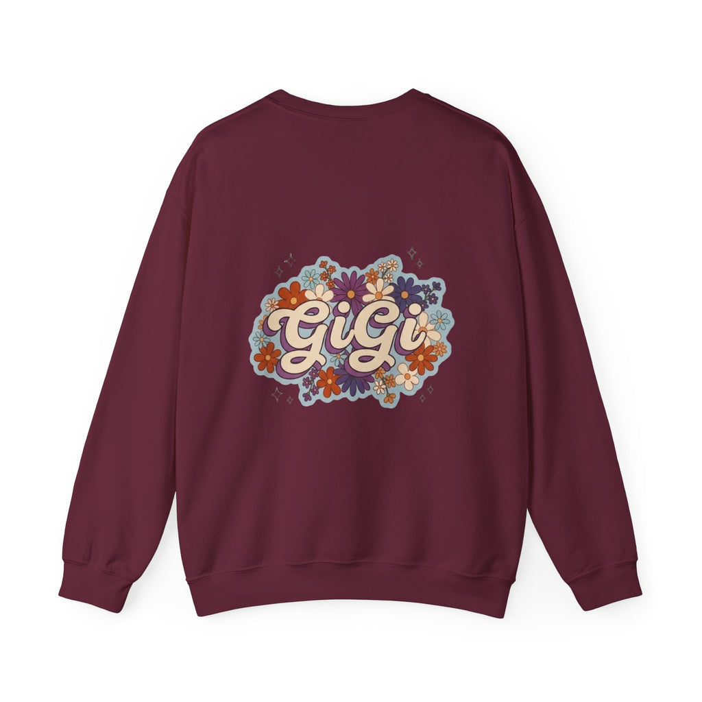 Gigi Floral Crewneck Sweatshirt — Vintage Flower Graphic Sweatshirt