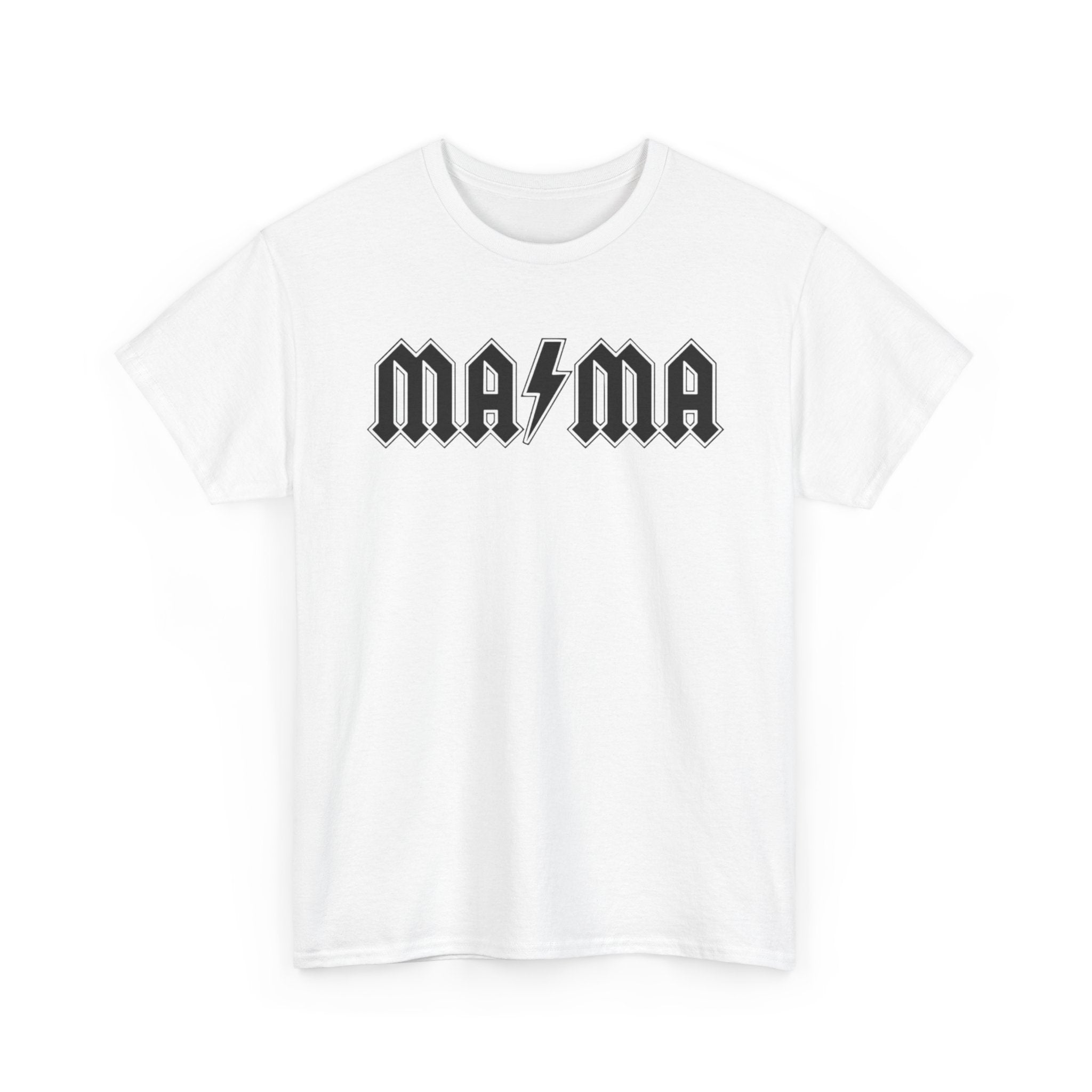 Mama Rock Tee — Gothic Lettering "MAMA" Graphic T-Shirt