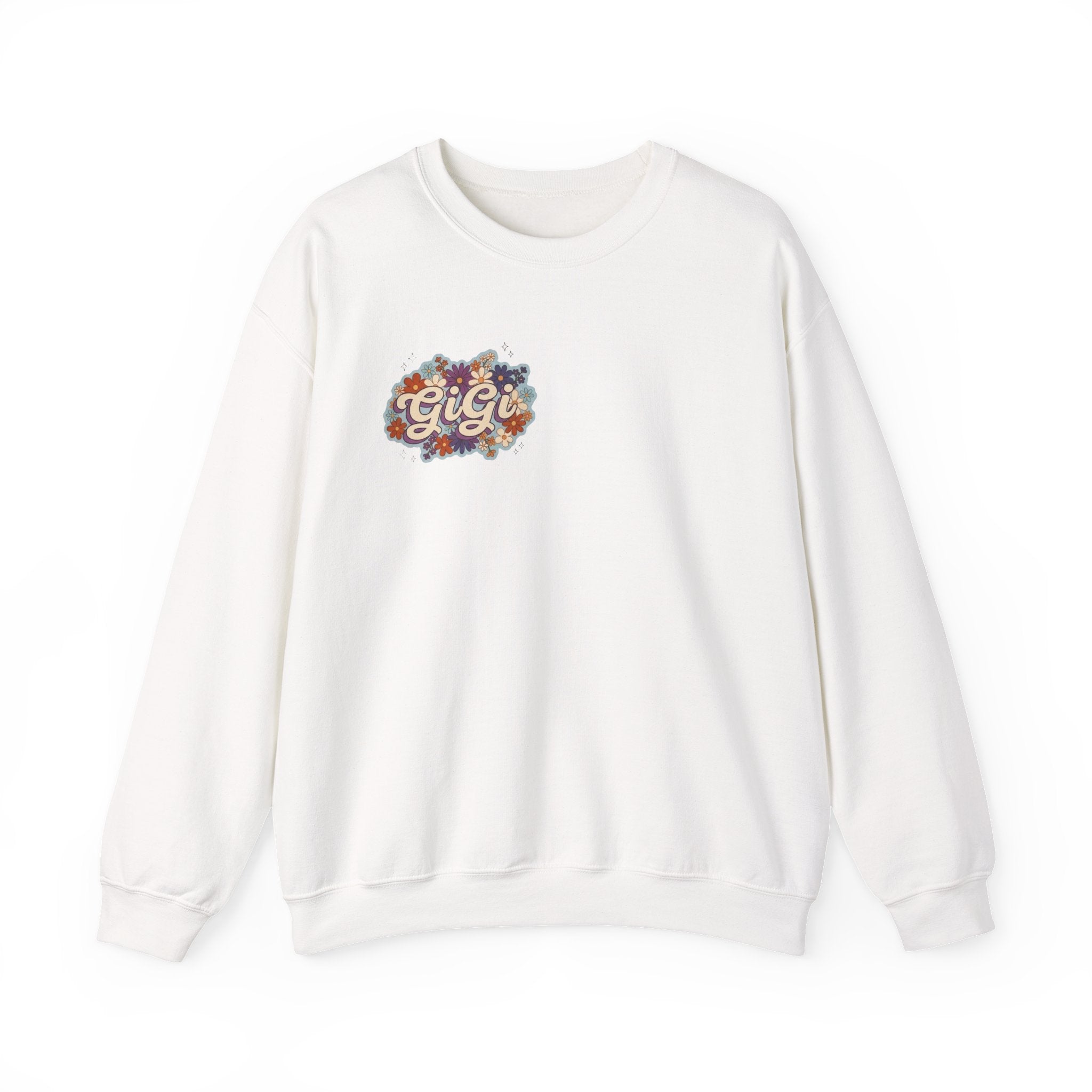 Gigi Floral Crewneck Sweatshirt — Vintage Flower Graphic Sweatshirt