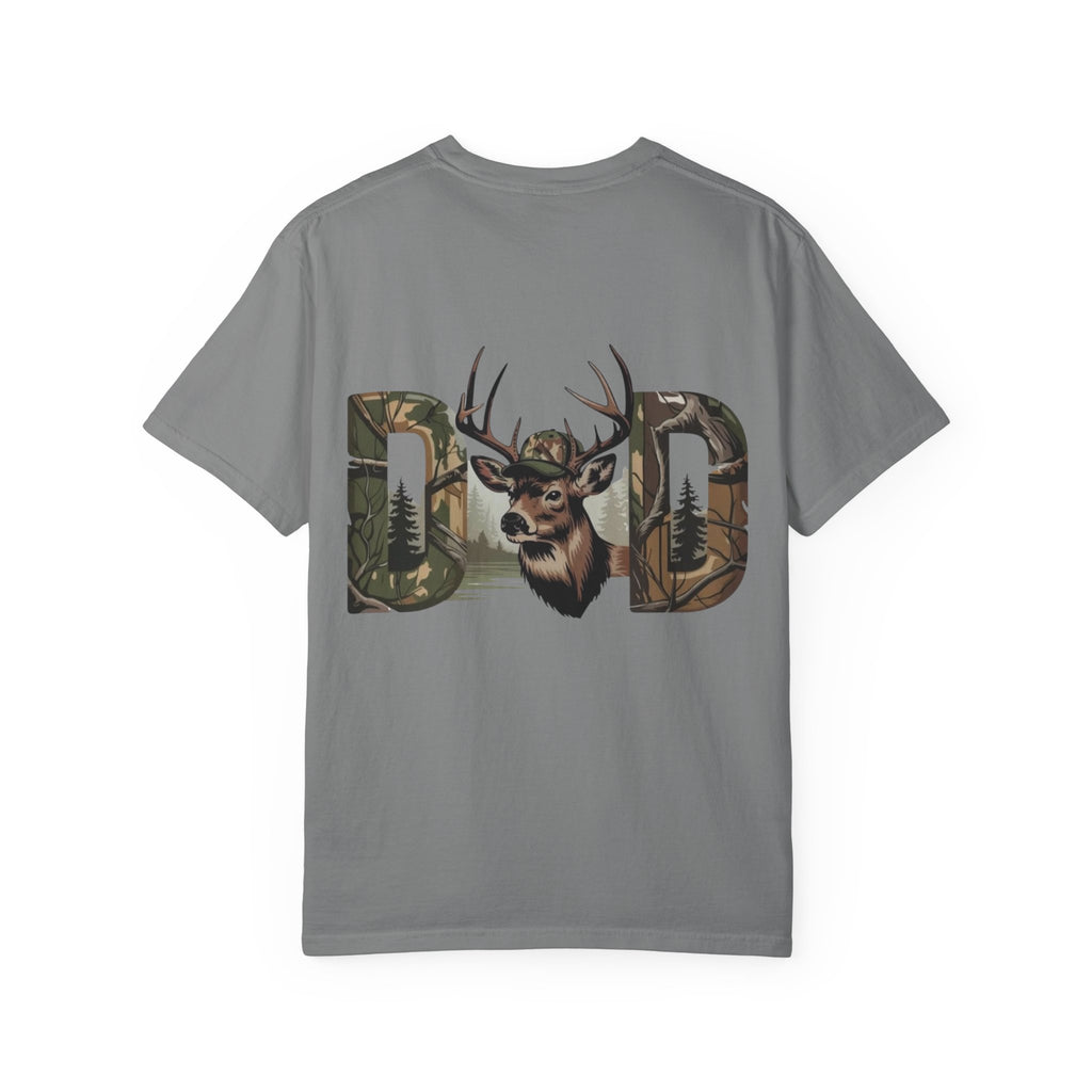 Dad Deer Graphic T-Shirt — Hunting Nature Logo Tee