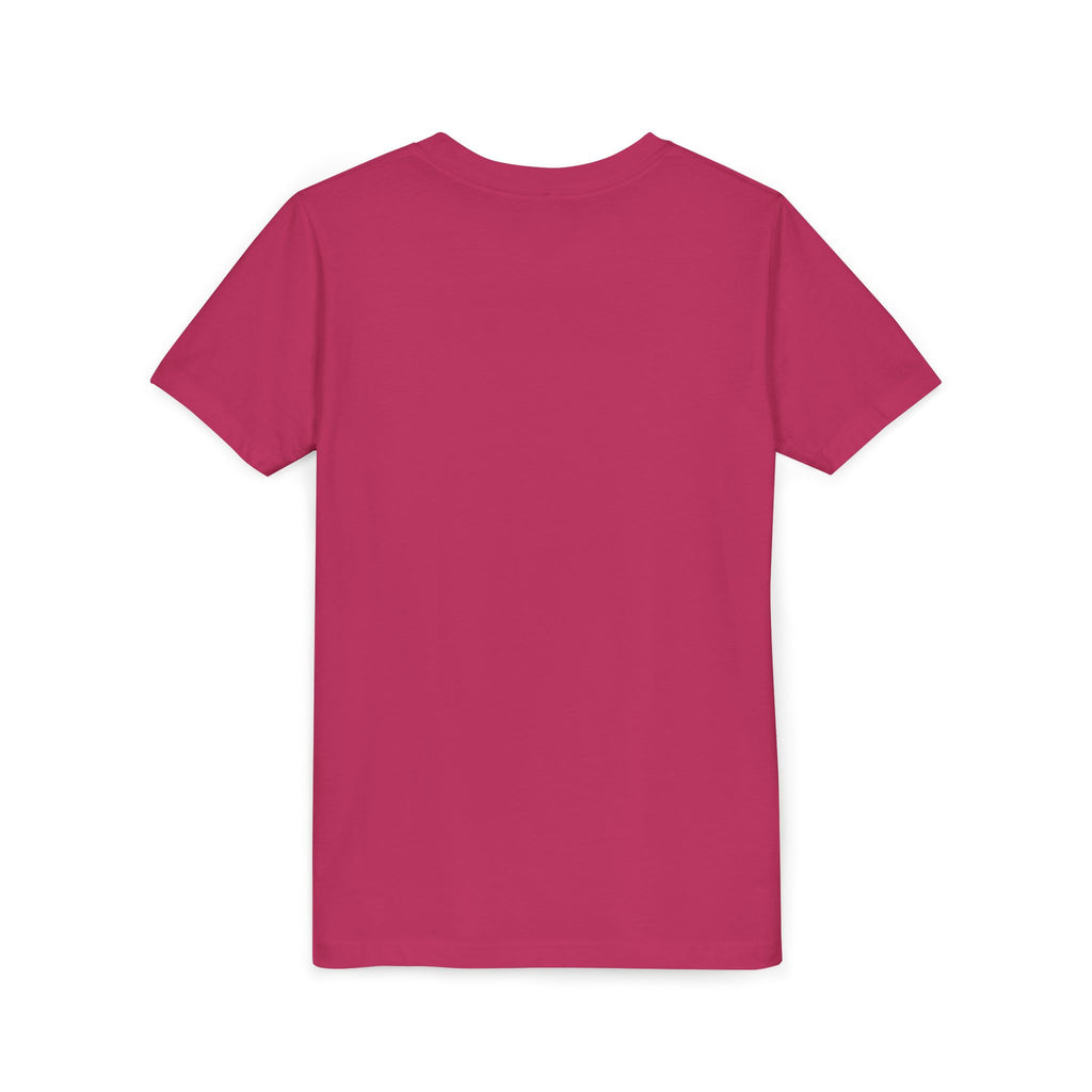 Youth Tee — "Just A Girl Who Loves Jesus" Christian Kids T‑Shirt (Baptism/Church Gift)