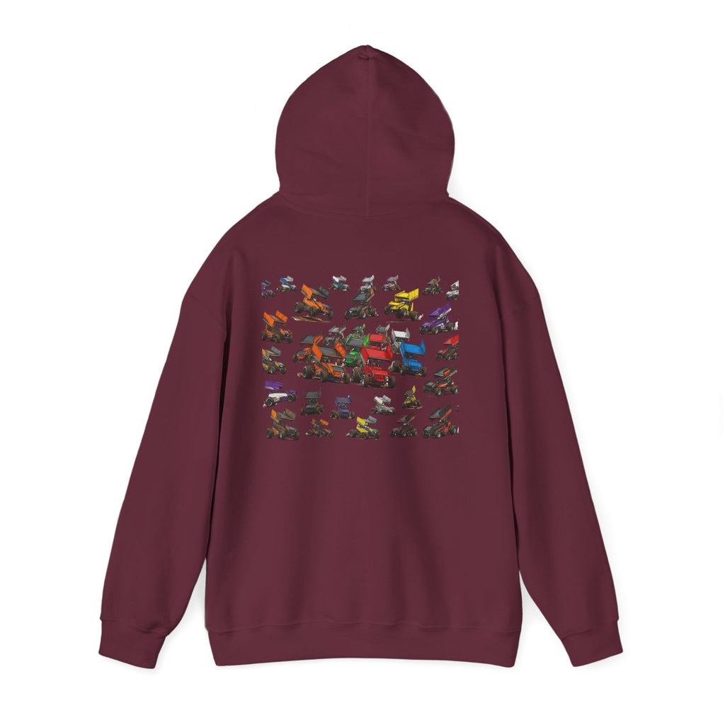 Hoodie — Vintage Racing  Backprint Hoodie