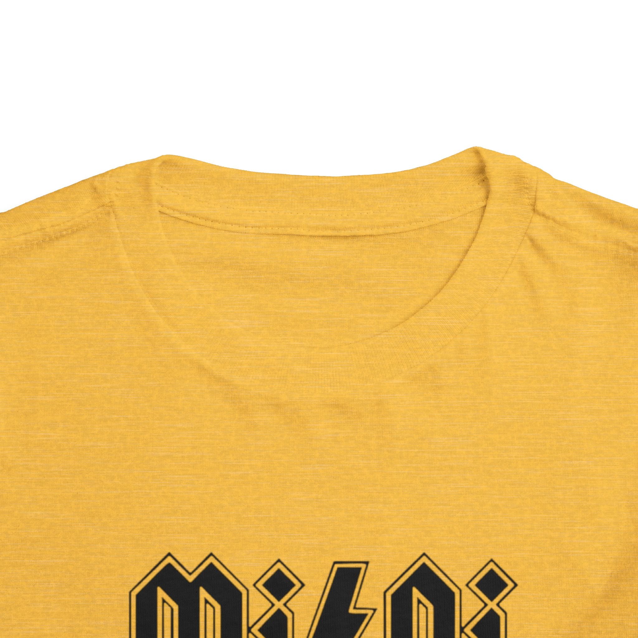 Mini Lightning Toddler Tee — Gothic Rock-Inspired 'Mini' Graphic Shirt