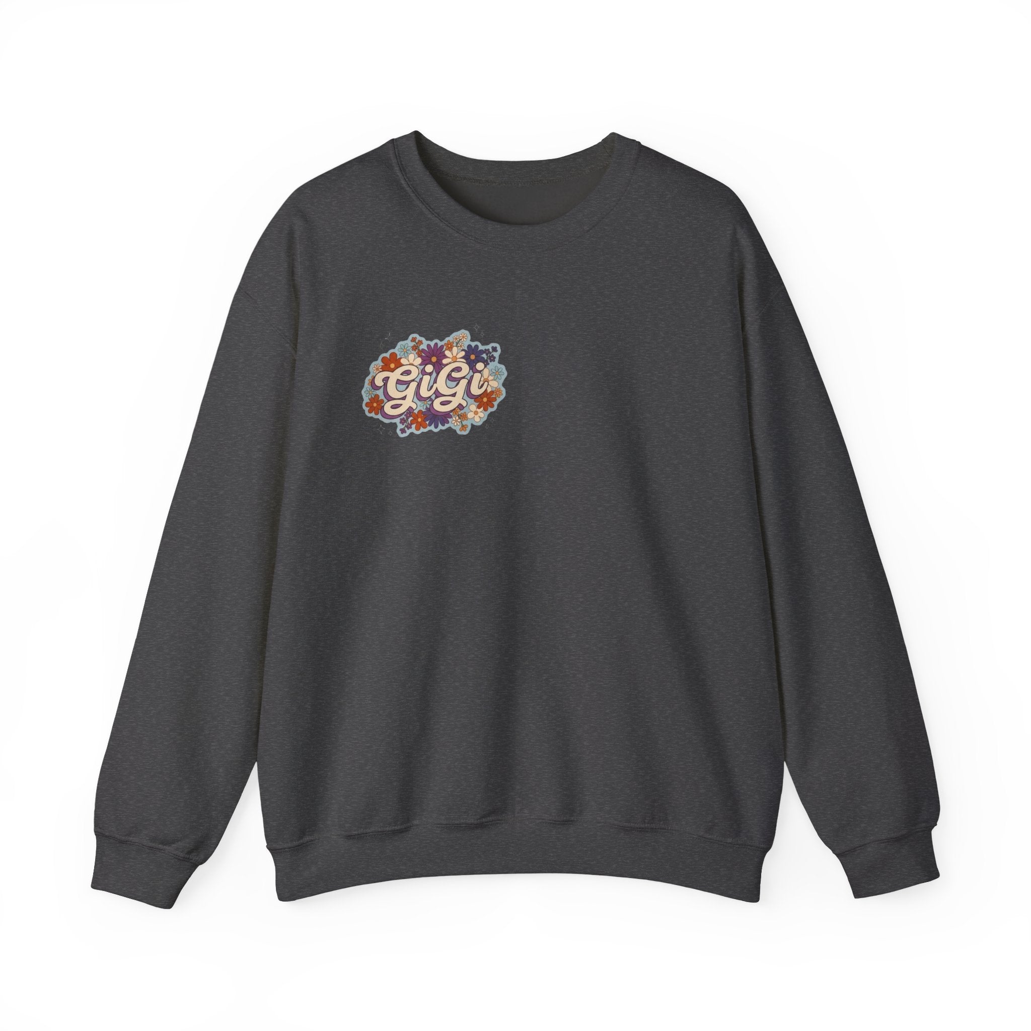 Gigi Floral Crewneck Sweatshirt — Vintage Flower Graphic Sweatshirt