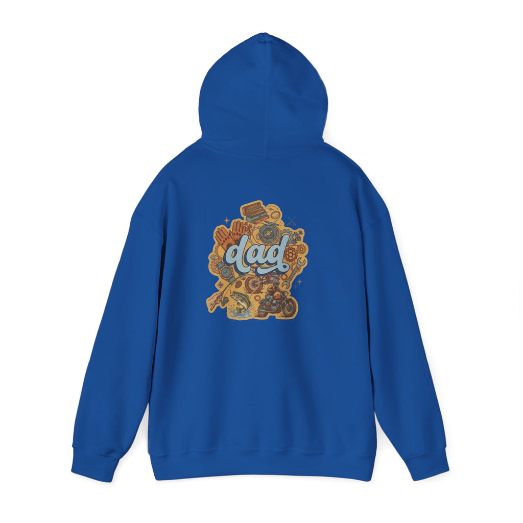 Dad Gear Hoodie — Vintage "dad" Graphic Pullover