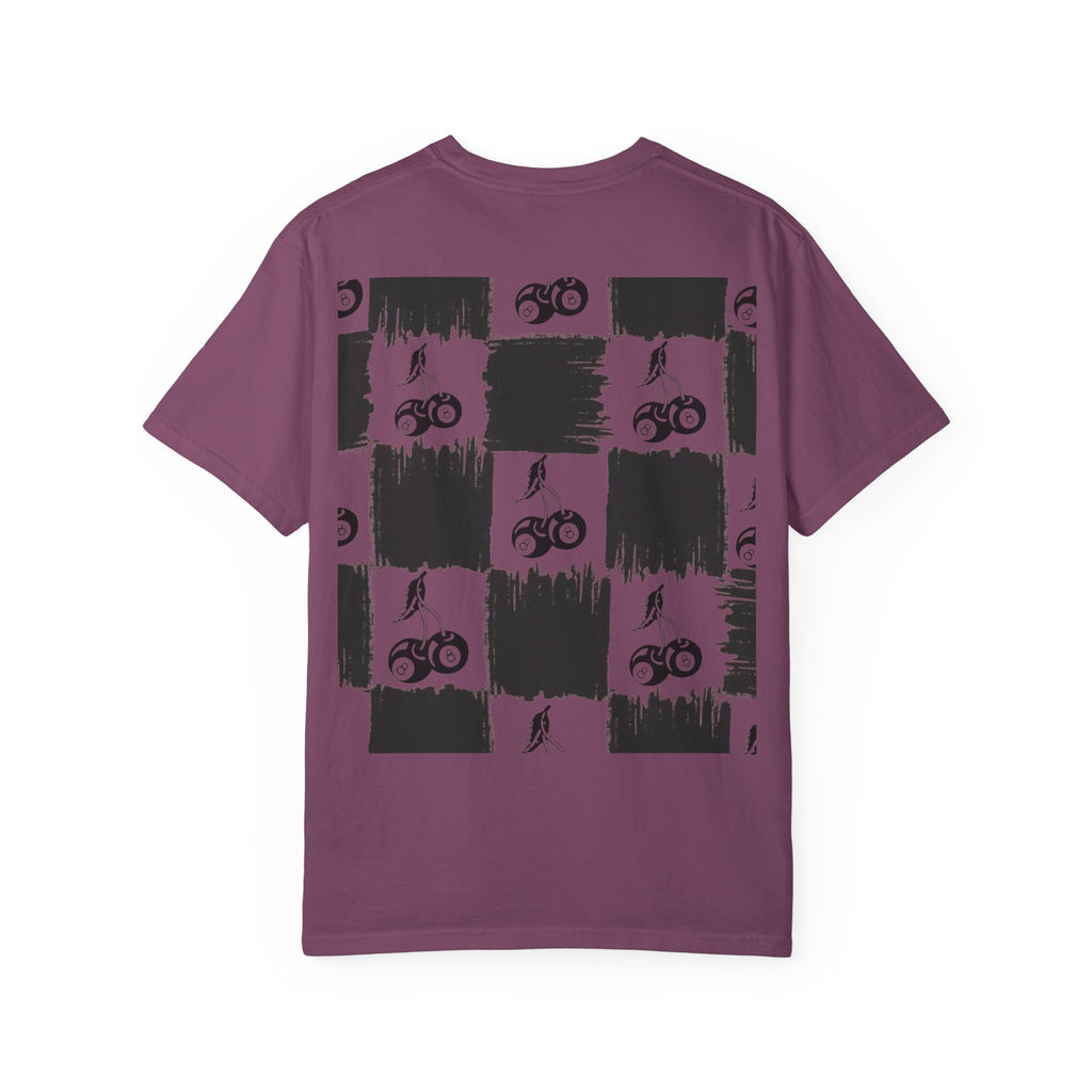 Cherry Checkerboard Graphic T-Shirt