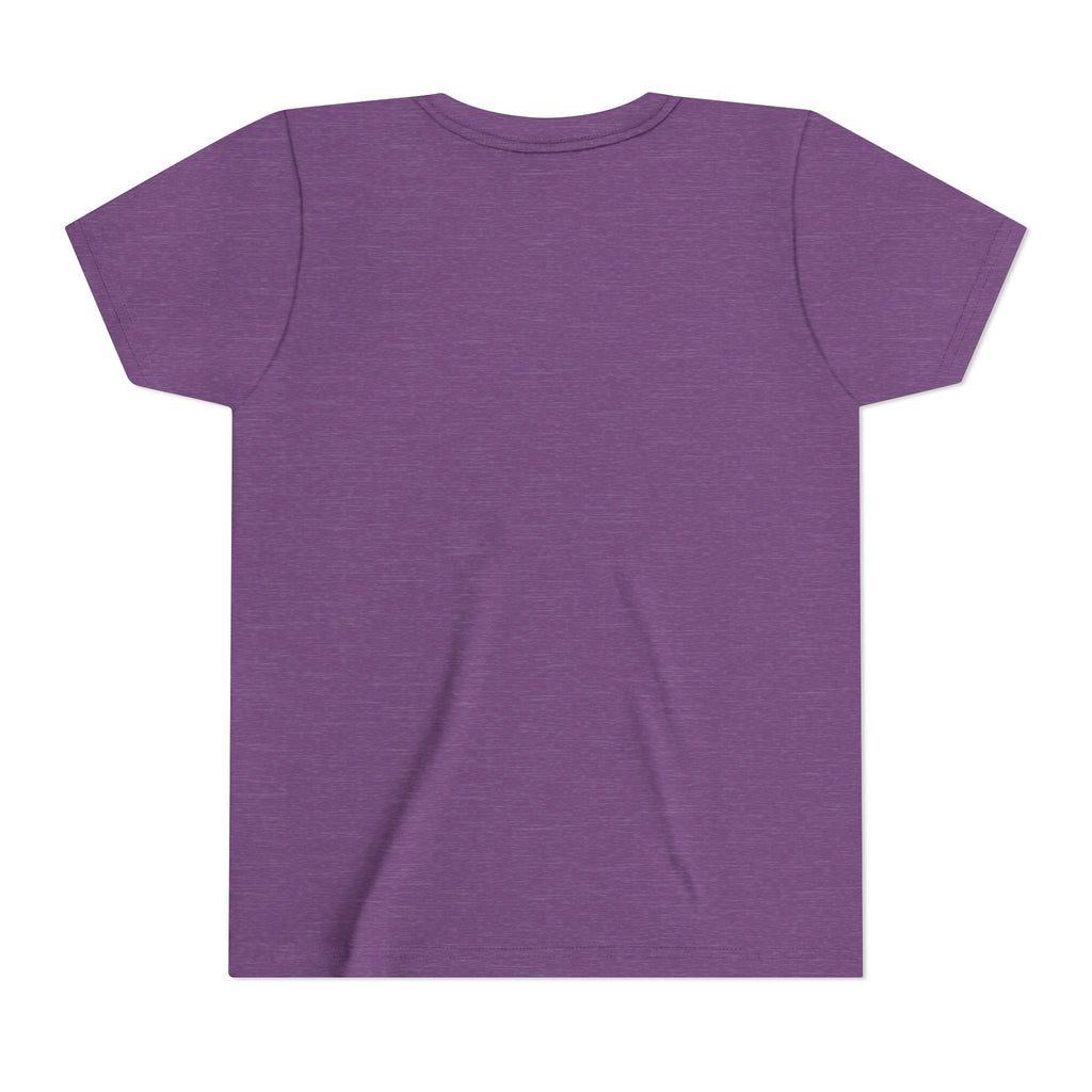 Youth Tee — "Just A Girl Who Loves Jesus" Christian Kids T‑Shirt (Baptism/Church Gift)
