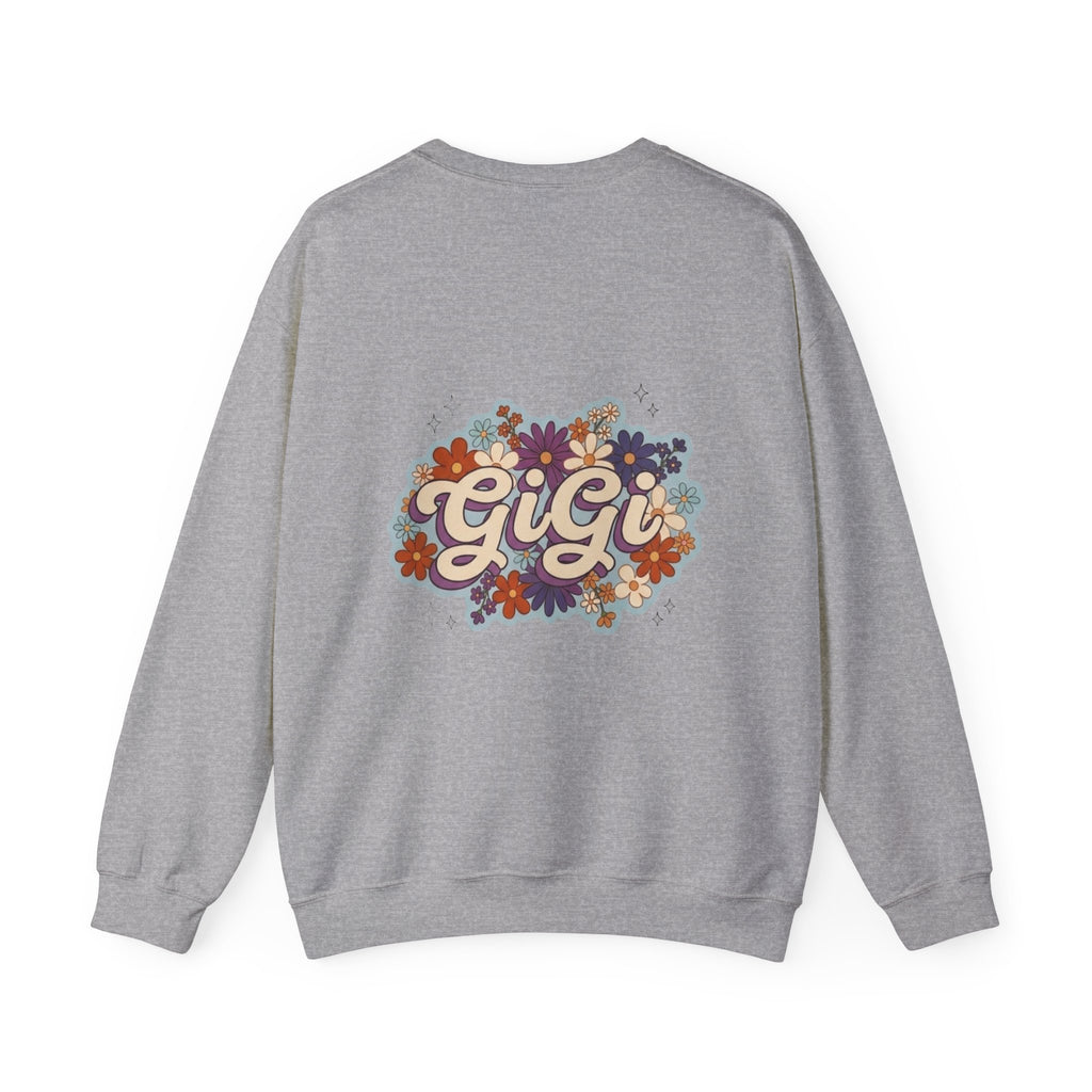 Gigi Floral Crewneck Sweatshirt — Vintage Flower Graphic Sweatshirt