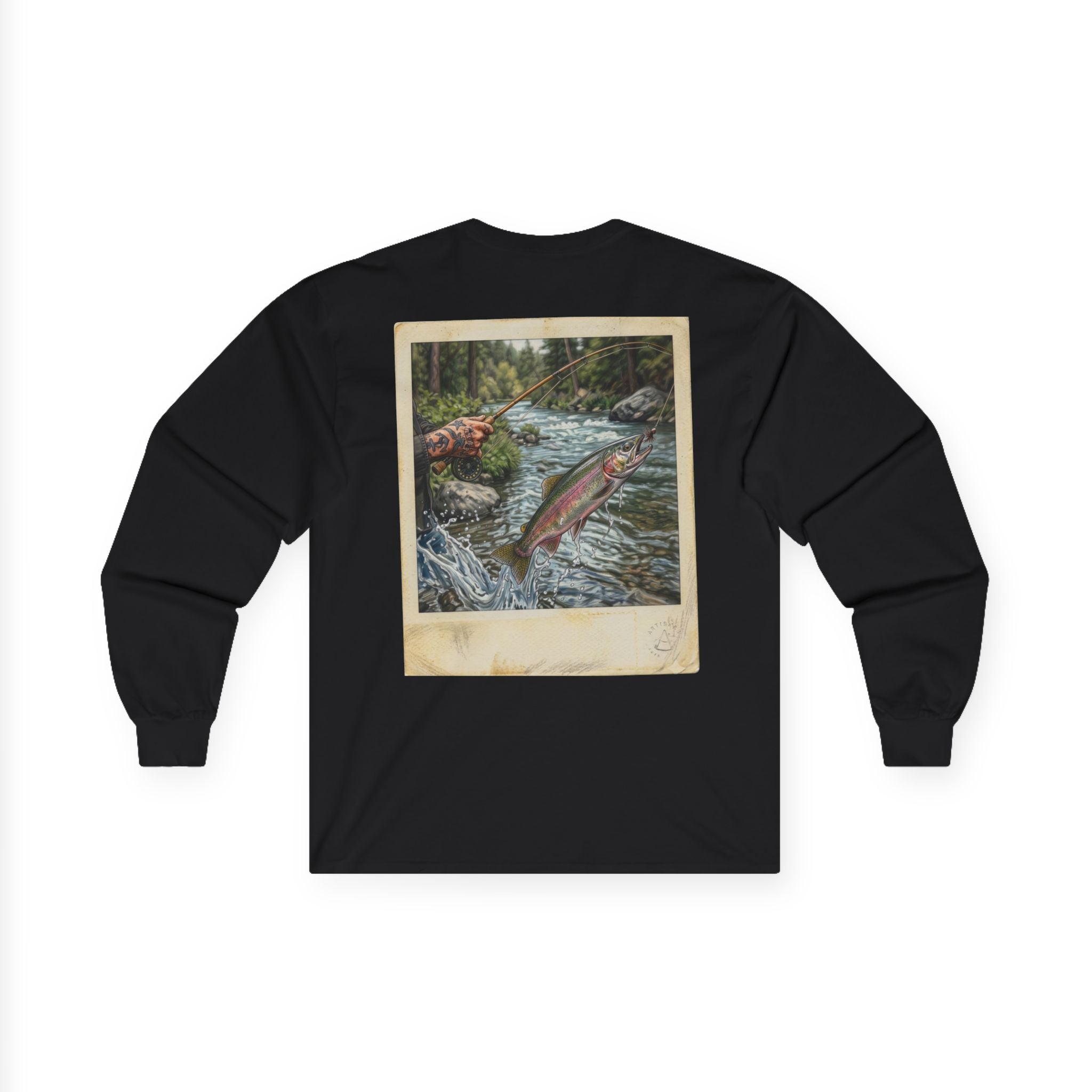 Fishing Polaroid Long Sleeve Tee