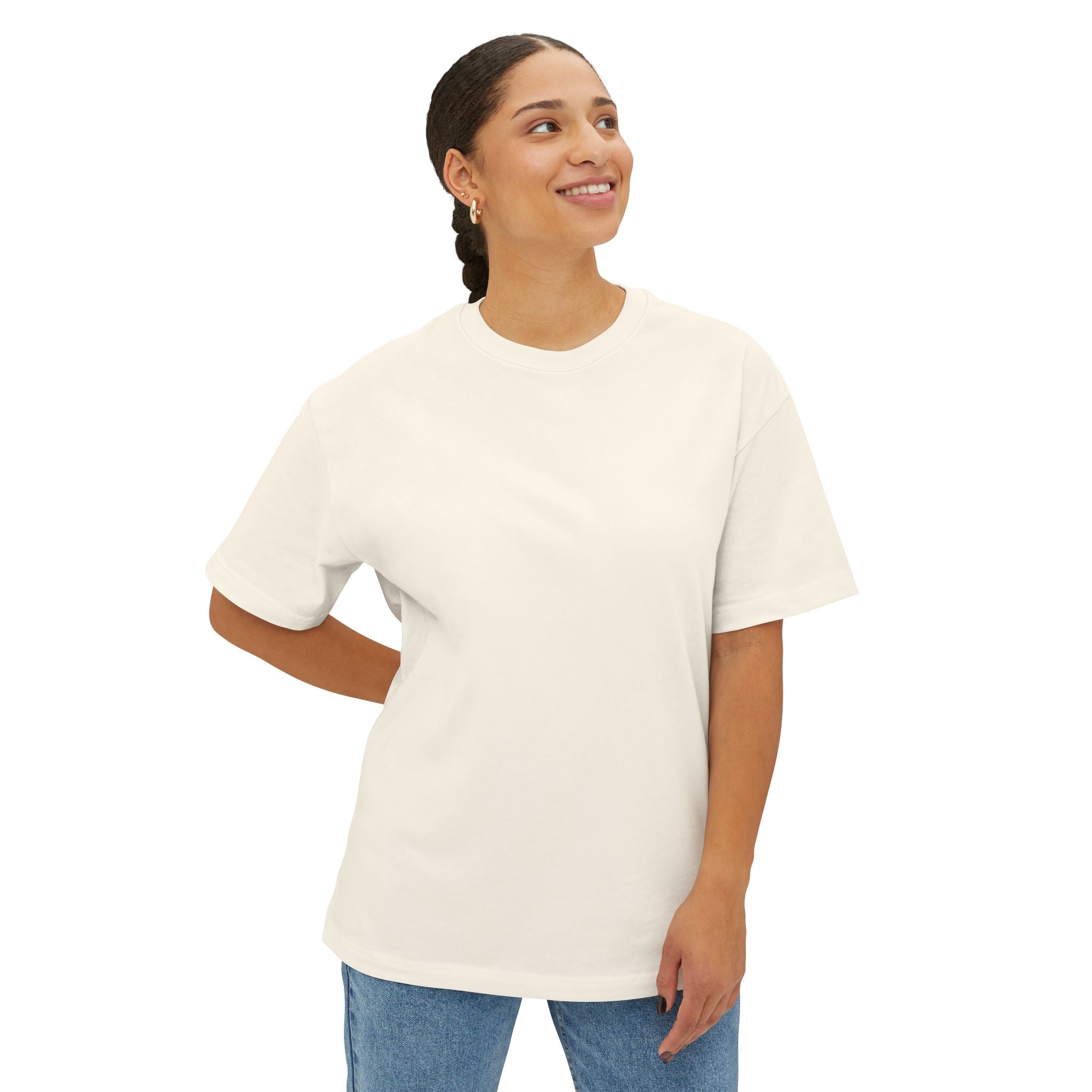 Fishing Polaroid Oversized Tee — Vintage Trout Back Print