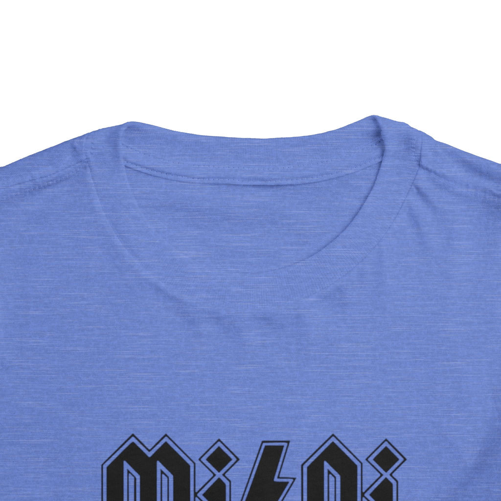 Mini Lightning Toddler Tee — Gothic Rock-Inspired 'Mini' Graphic Shirt