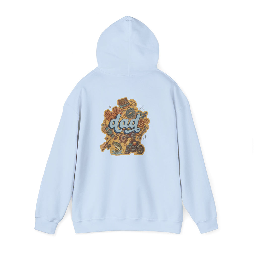 Dad Gear Hoodie — Vintage "dad" Graphic Pullover