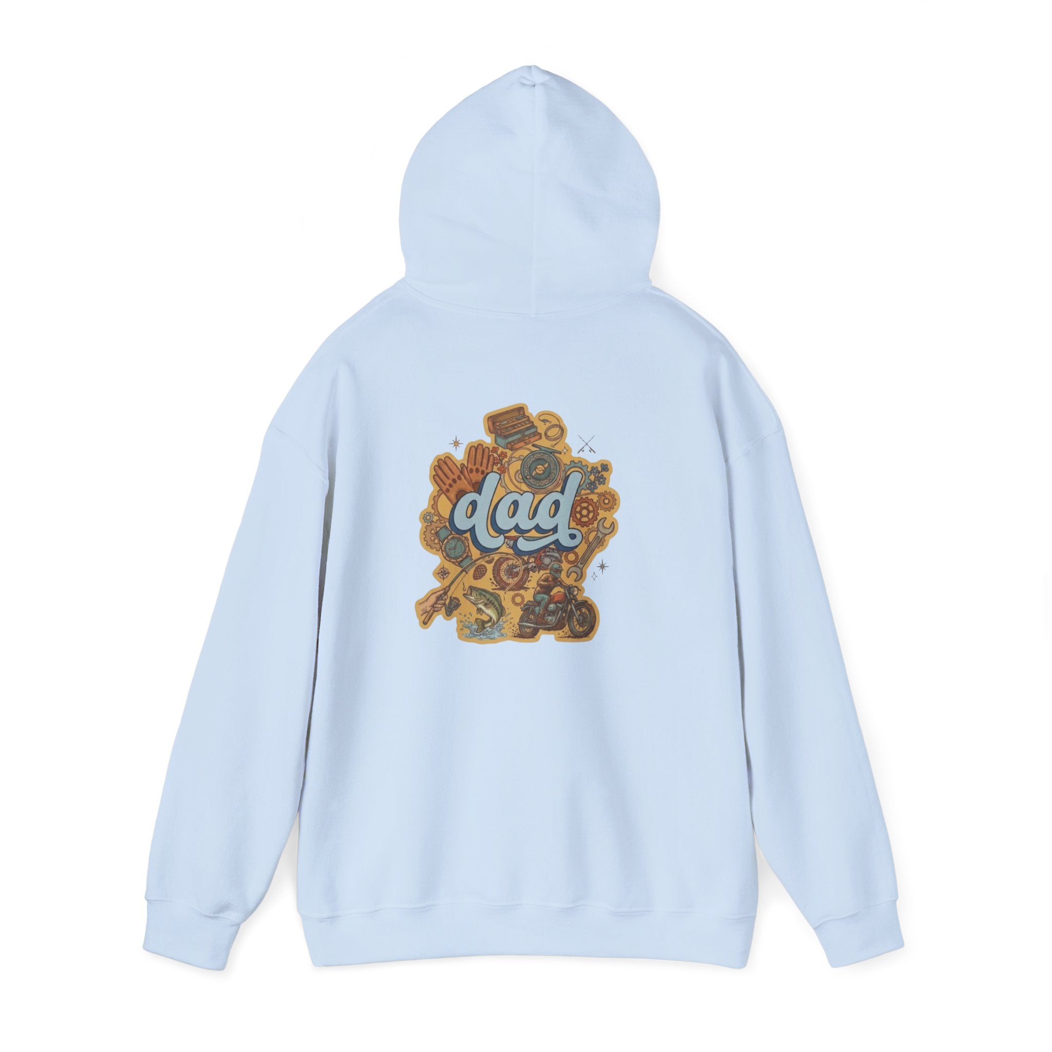 Dad Gear Hoodie — Vintage "dad" Graphic Pullover
