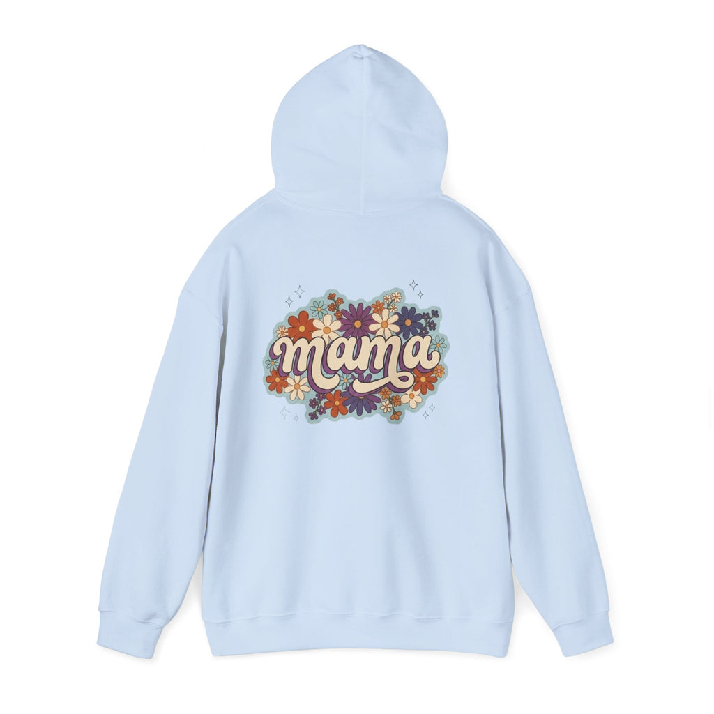 Mama Floral Hoodie — Retro Flower Mom Sweatshirt (Mother's Day Gift)