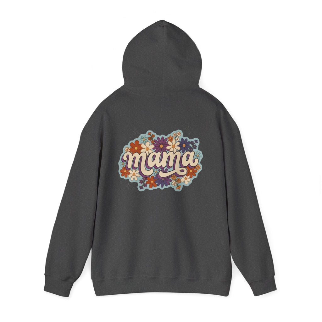 Mama Floral Hoodie — Retro Flower Mom Sweatshirt (Mother's Day Gift)