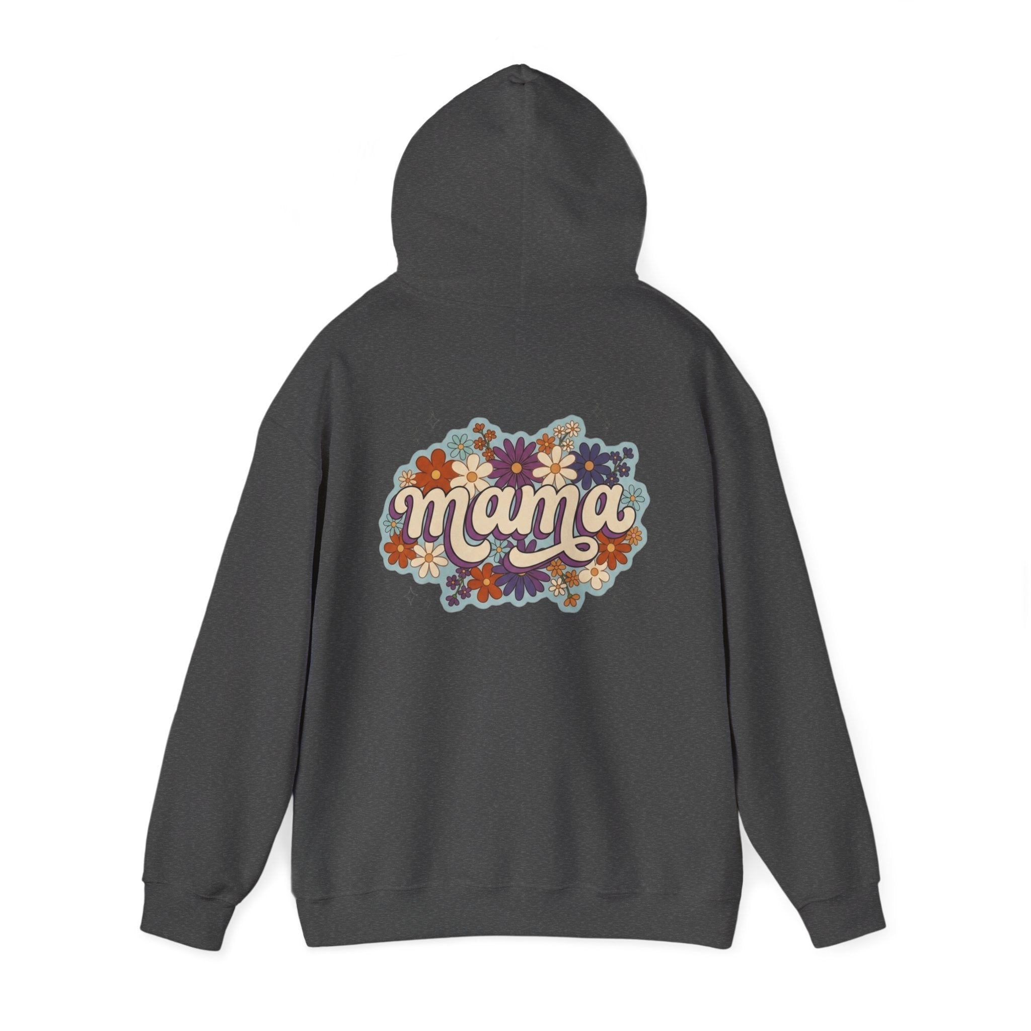 Mama Floral Hoodie — Retro Flower Mom Sweatshirt (Mother's Day Gift)