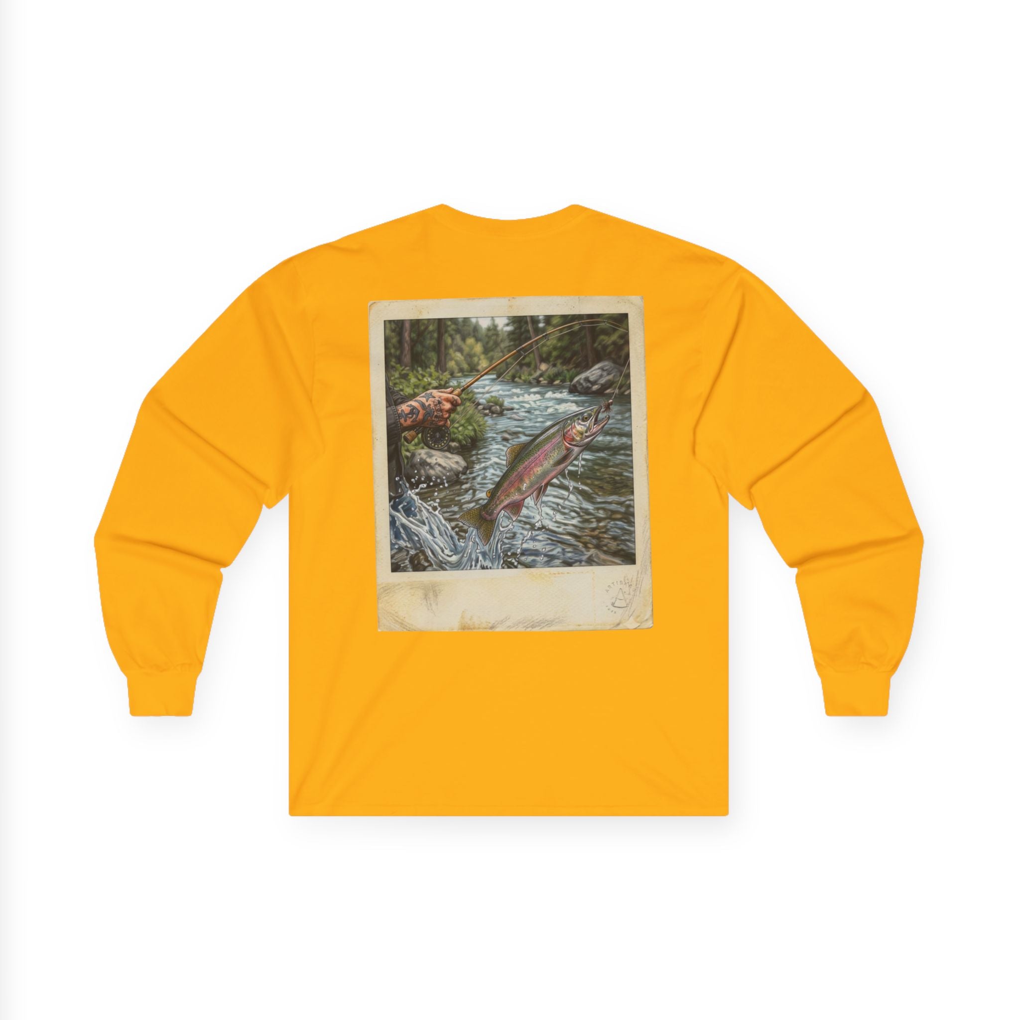 Fishing Polaroid Long Sleeve Tee