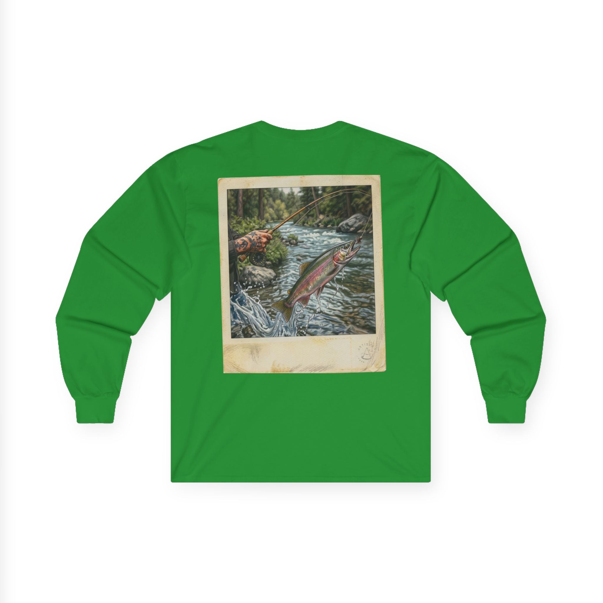 Fishing Polaroid Long Sleeve Tee