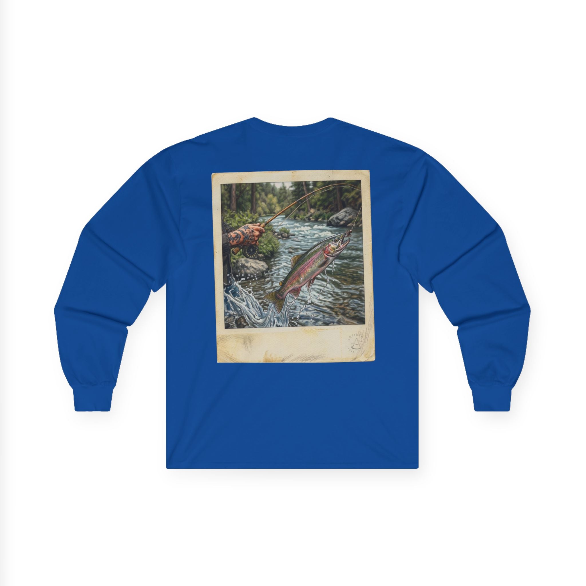 Fishing Polaroid Long Sleeve Tee