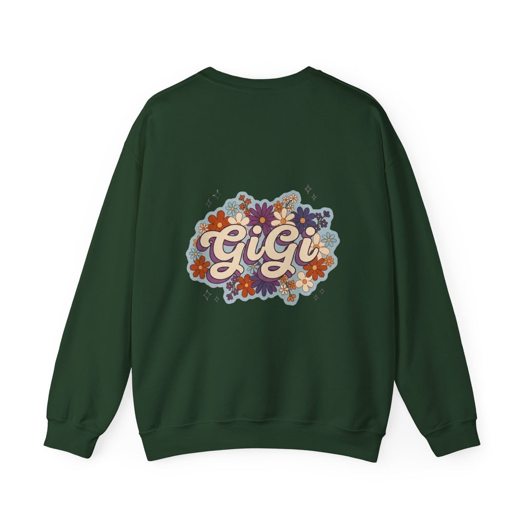 Gigi Floral Crewneck Sweatshirt — Vintage Flower Graphic Sweatshirt