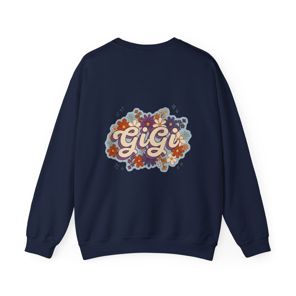 Gigi Floral Crewneck Sweatshirt — Vintage Flower Graphic Sweatshirt