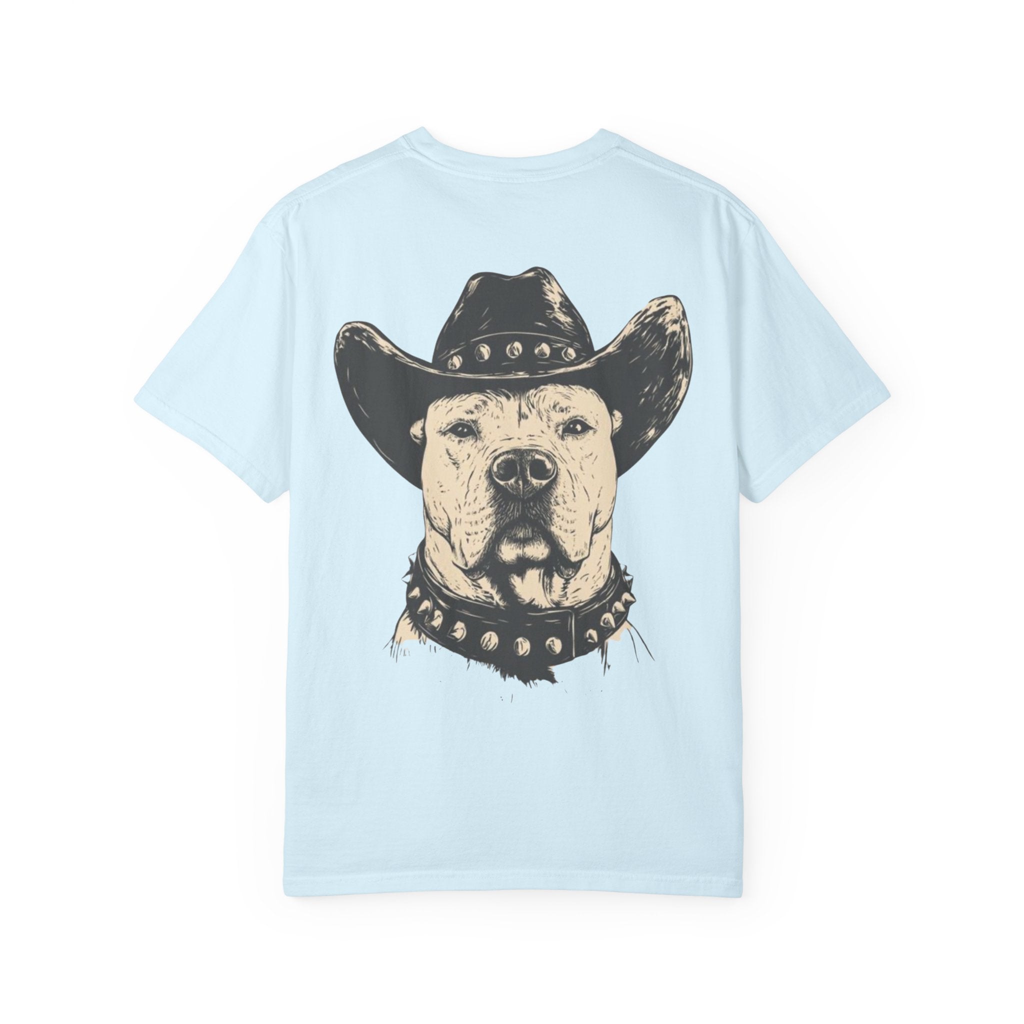 Cowboy Pitbull T-Shirt — Vintage Dog with Cowboy Hat Graphic