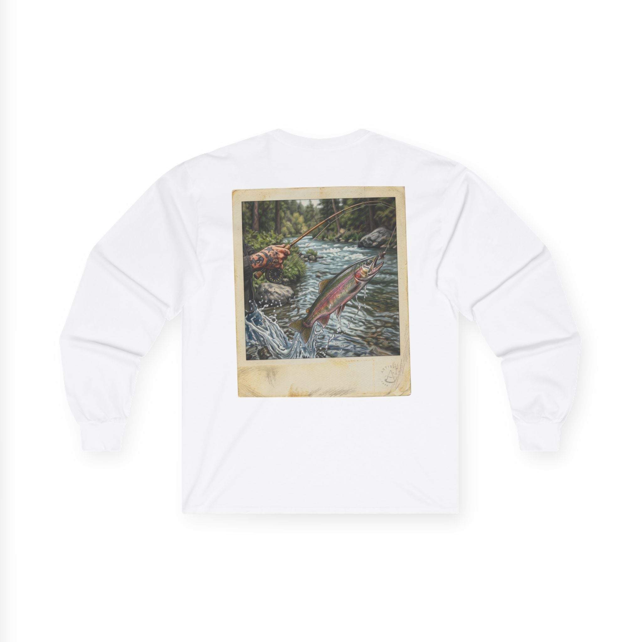 Fishing Polaroid Long Sleeve Tee