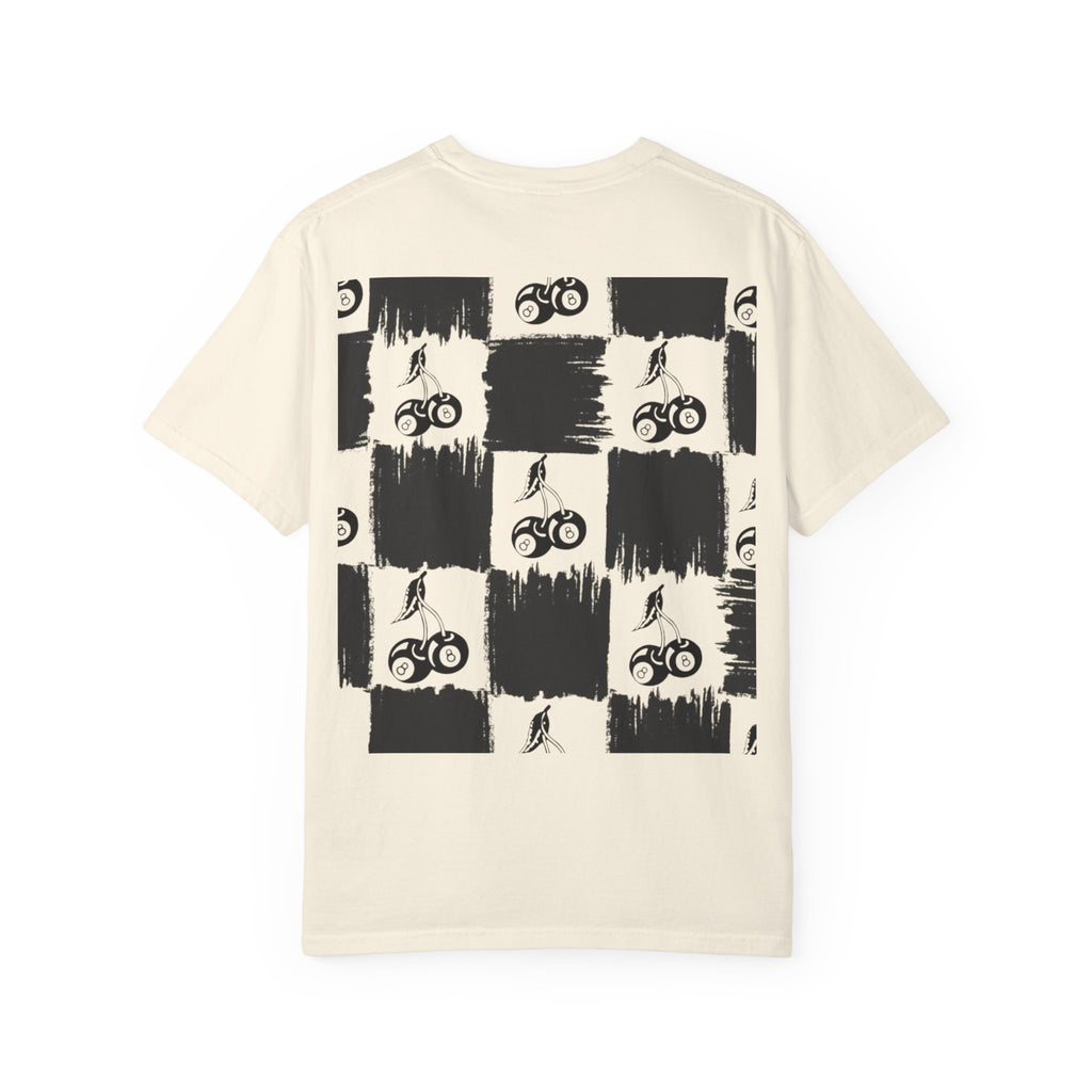 Cherry Checkerboard Graphic T-Shirt