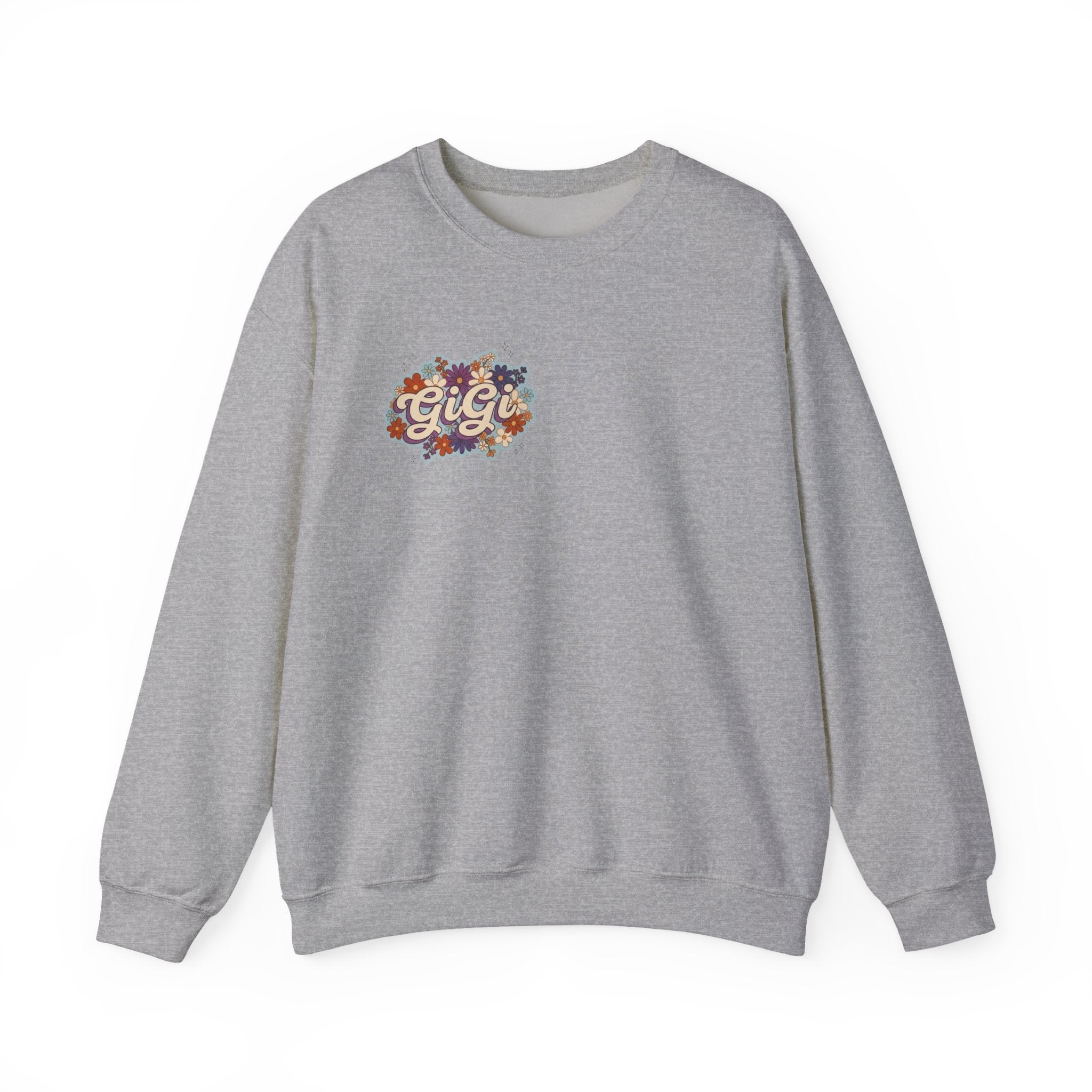 Gigi Floral Crewneck Sweatshirt — Vintage Flower Graphic Sweatshirt