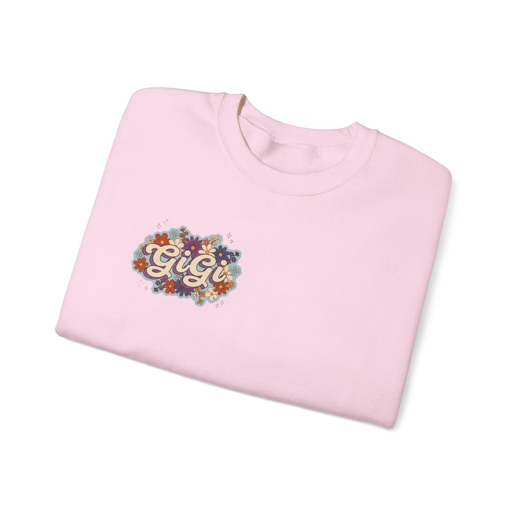 Gigi Floral Crewneck Sweatshirt — Vintage Flower Graphic Sweatshirt