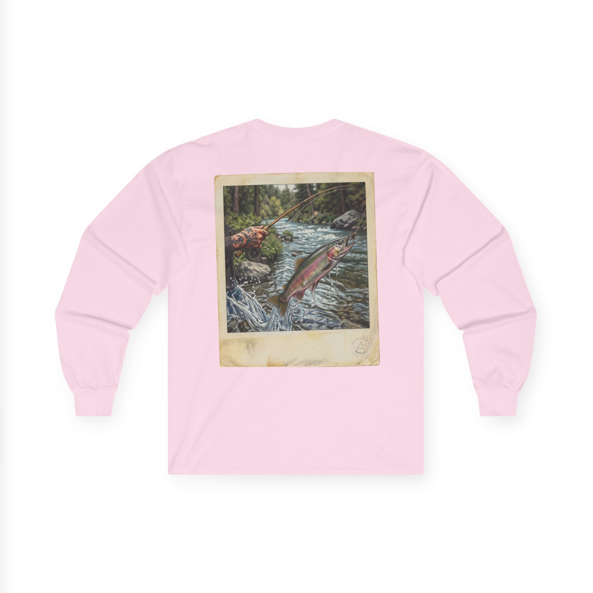 Fishing Polaroid Long Sleeve Tee