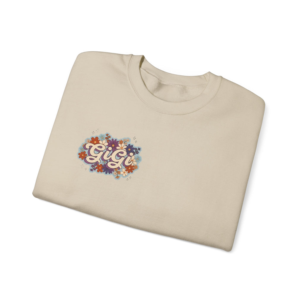 Gigi Floral Crewneck Sweatshirt — Vintage Flower Graphic Sweatshirt