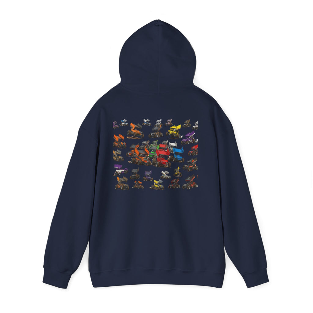 Hoodie — Vintage Racing  Backprint Hoodie