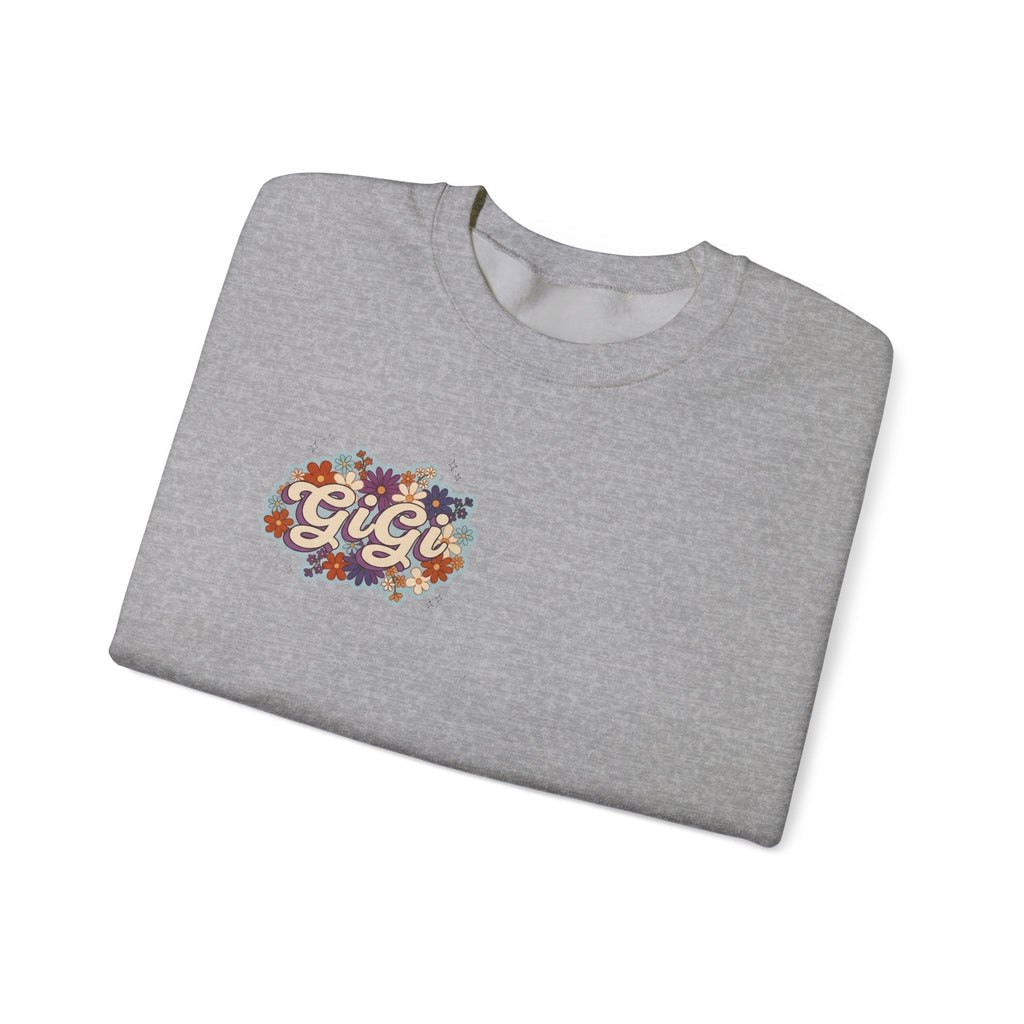 Gigi Floral Crewneck Sweatshirt — Vintage Flower Graphic Sweatshirt