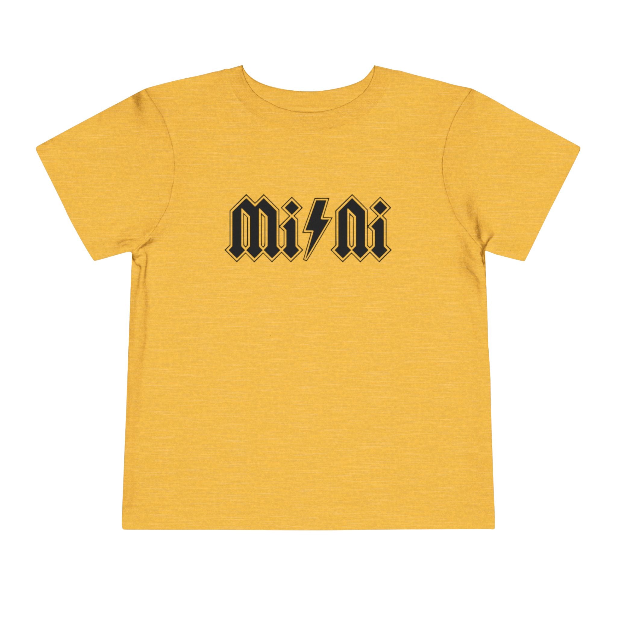 Mini Lightning Toddler Tee — Gothic Rock-Inspired 'Mini' Graphic Shirt