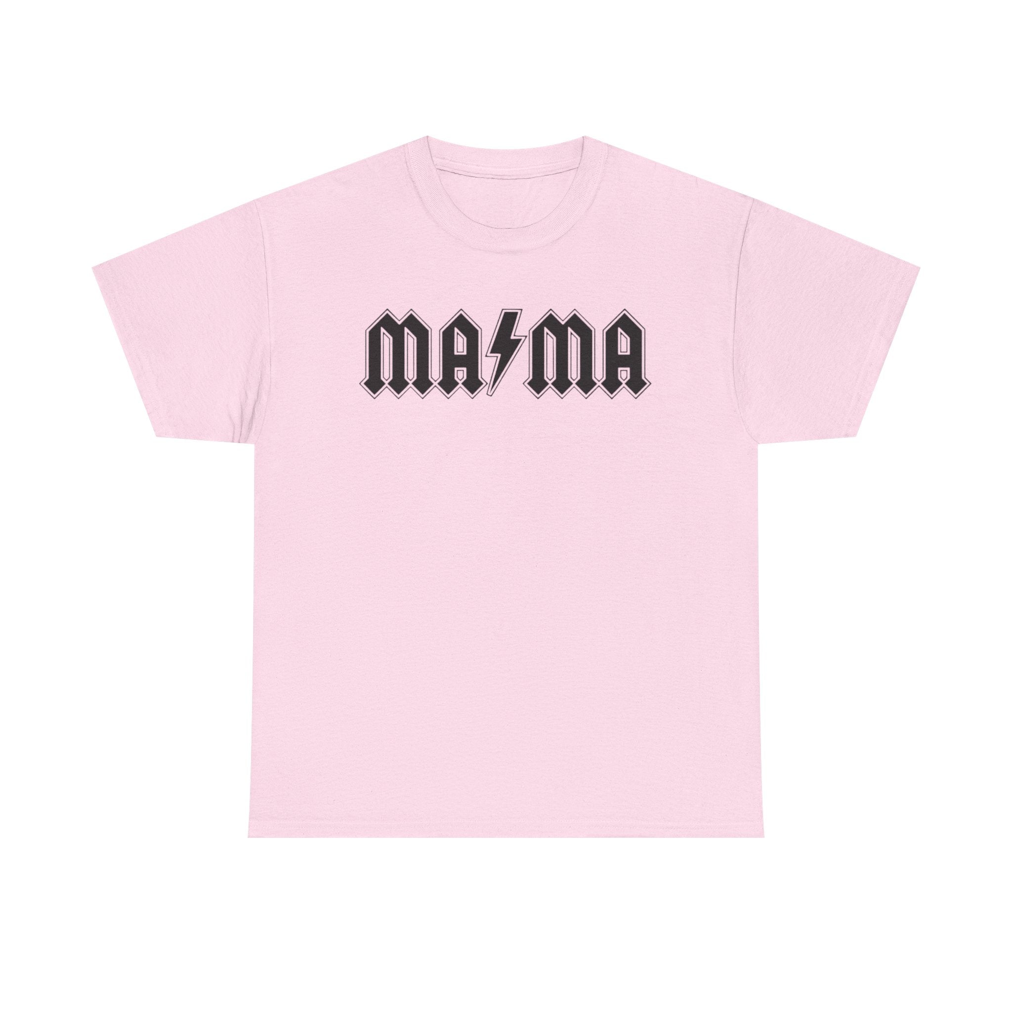 Mama Rock Tee — Gothic Lettering "MAMA" Graphic T-Shirt